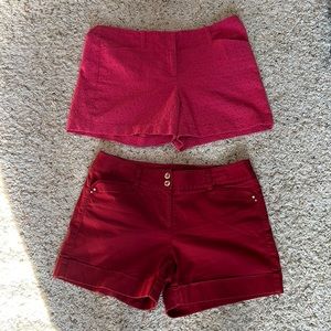 2 Pairs WHBM shorts Size 6